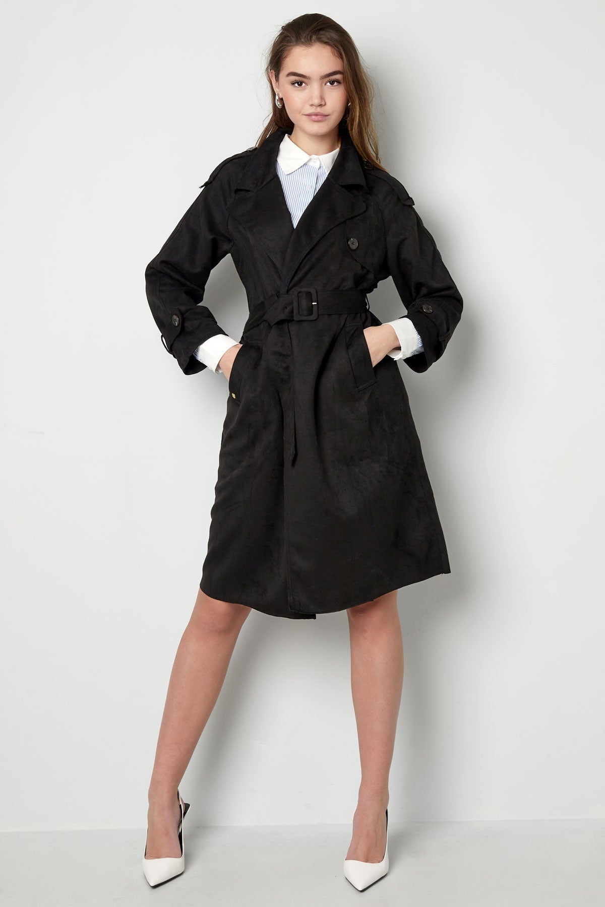 Isla Suede Trench - met elke outfit te combineren!