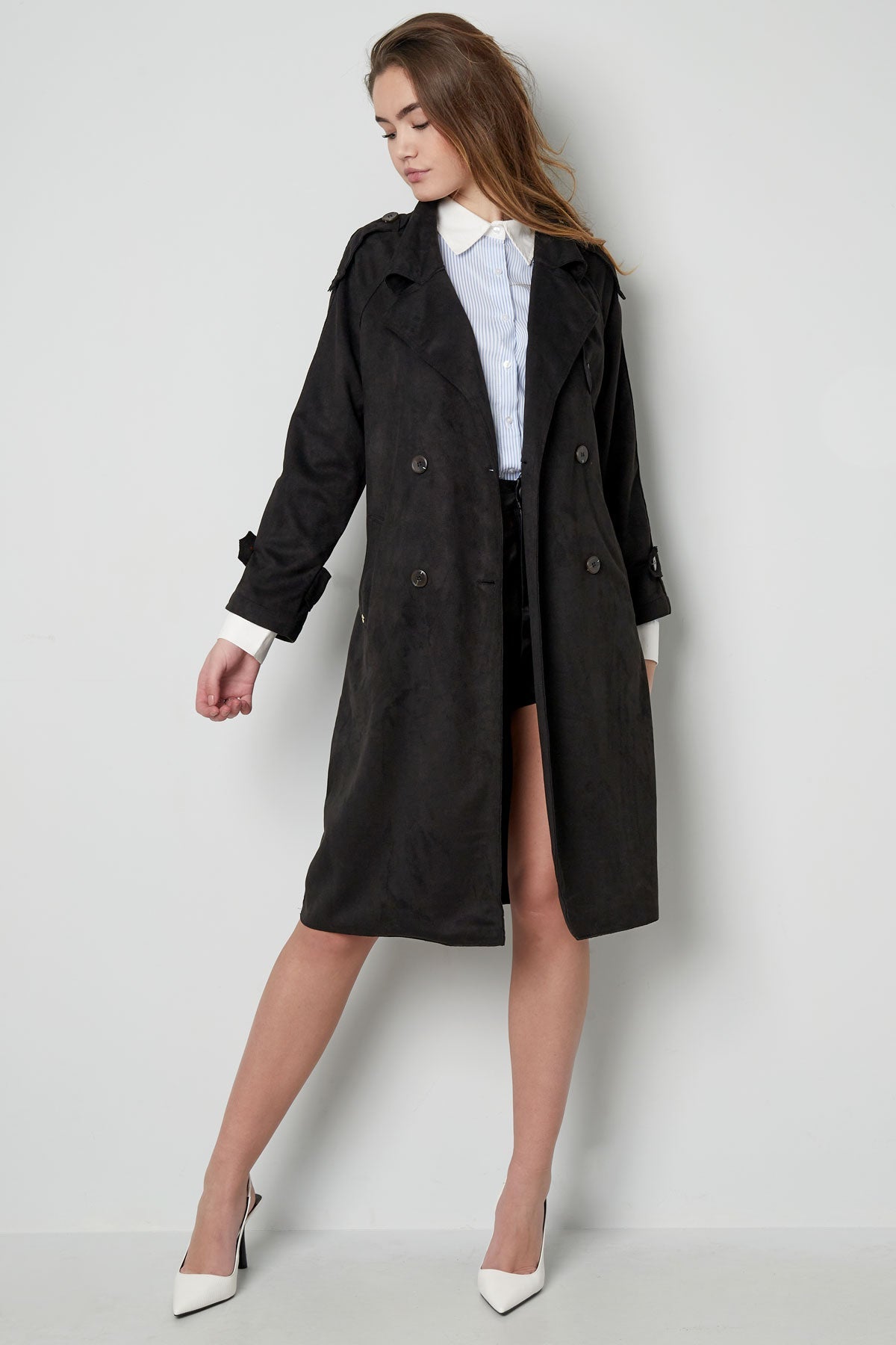 Isla Suede Trench - met elke outfit te combineren!