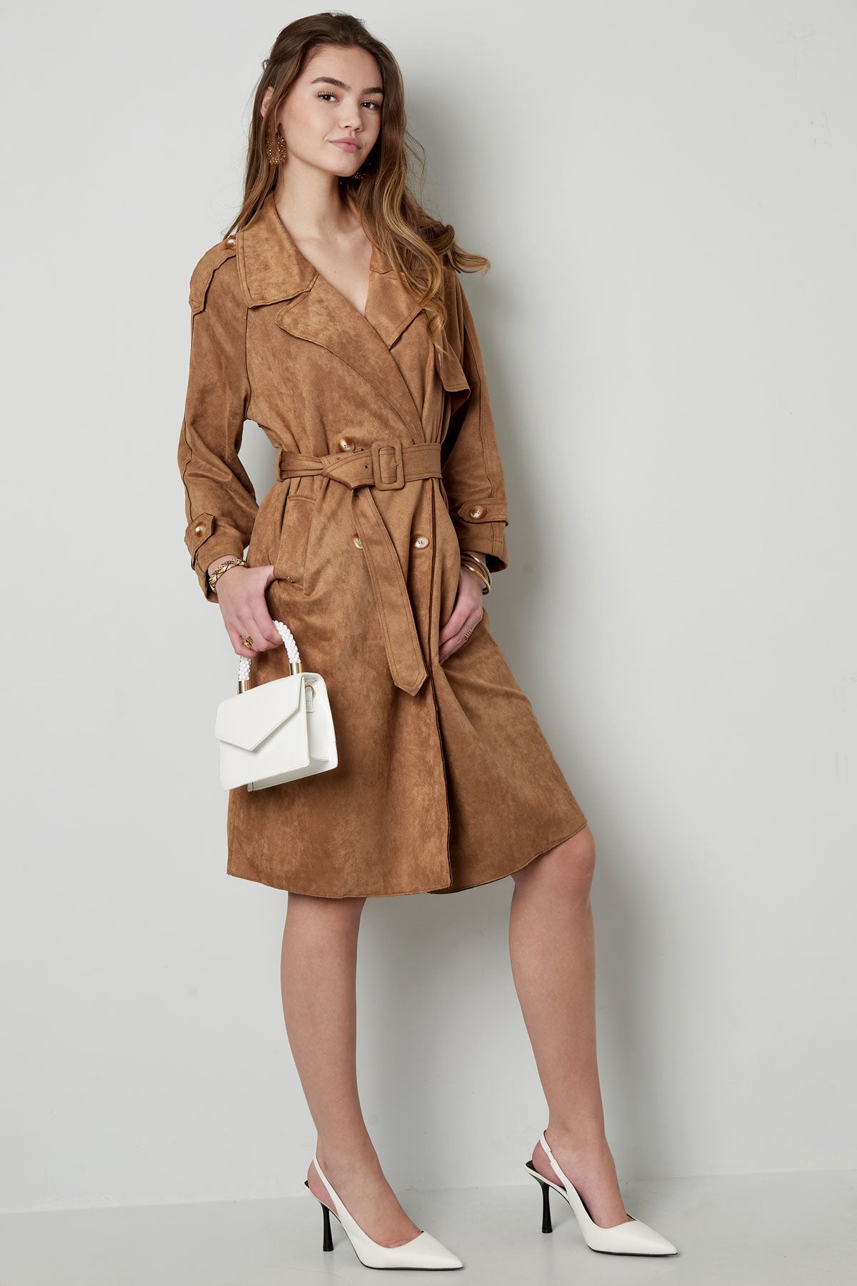 Isla Suede Trench - met elke outfit te combineren!