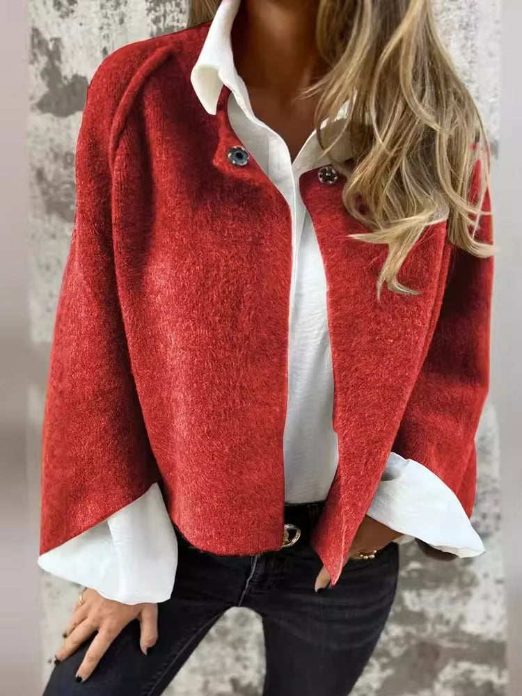 Elisa - Korte jas met chique uitlopende mouwen